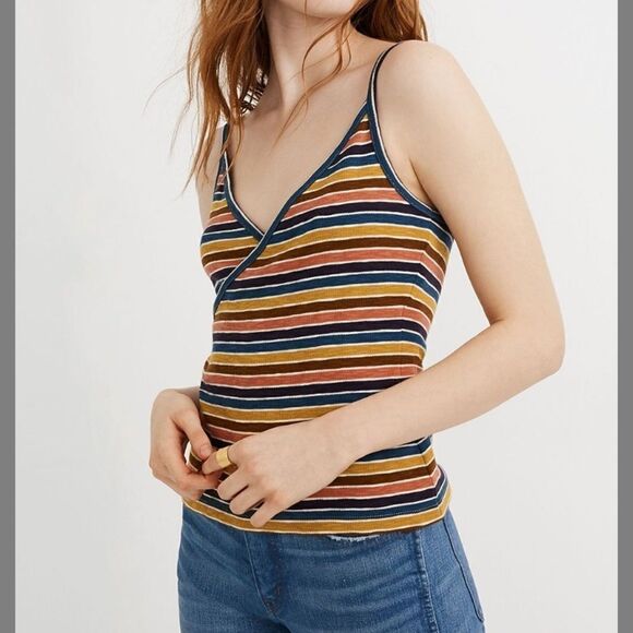Madewell Tops - NWT Madewell wrap cami tank. Large